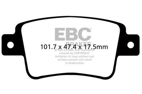 EBC Brakes Pad and Disc Full vehicle Kit (PD40K707)