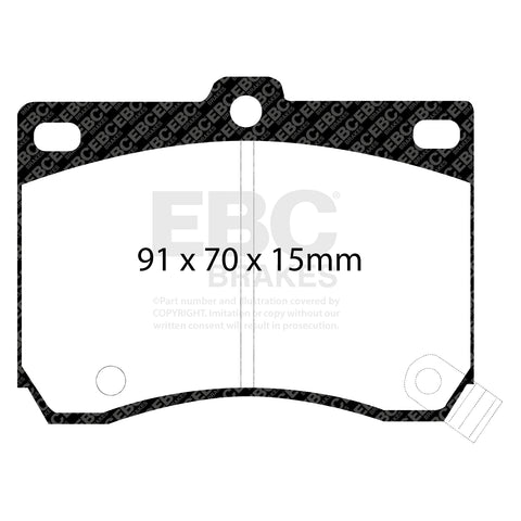 EBC Brakes Pad and Disc Kit (PD11KF1081) Image 3