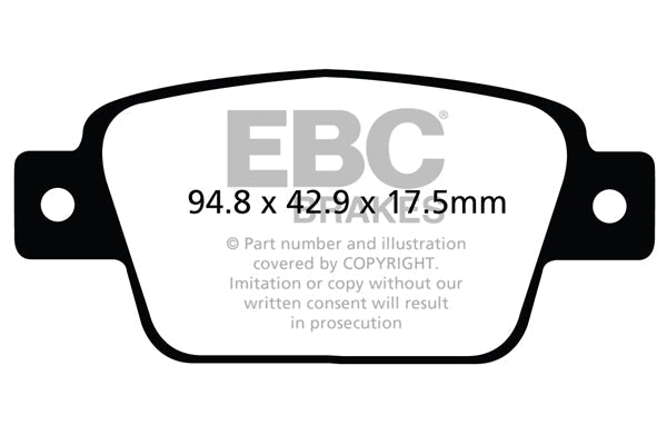 EBC Brakes Pad and Disc Full vehicle Kit (PD40K085) Image 5
