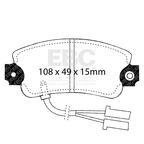 EBC Brakes Pad and Disc Kit (PDKF079) Image 2
