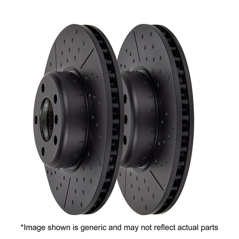 EBC GD Series Slotted and Dimpled Sport Discs (Pair) (GD2064R) Image 1