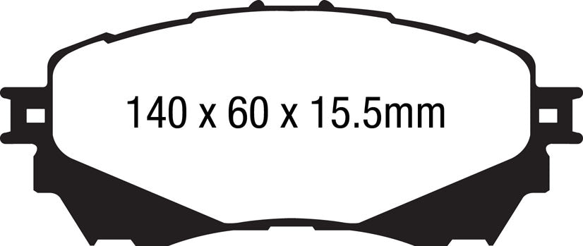 EBC Brakes Pad and Disc Full vehicle Kit (PD40K2603) Image 3