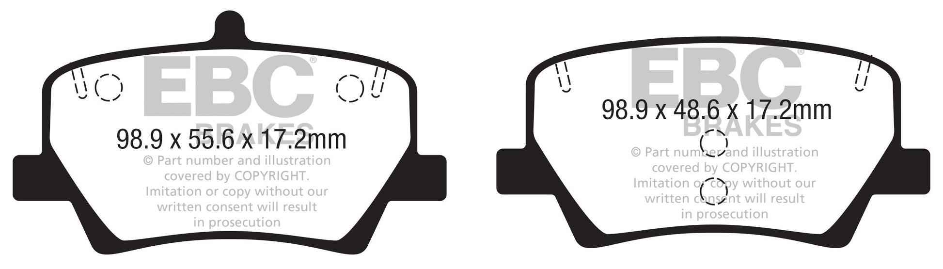 EBC Brakes Pad and Disc Full vehicle Kit (PD40K2628)