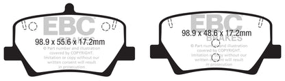 EBC Brakes Pad and Disc Full vehicle Kit (PD40K2628)