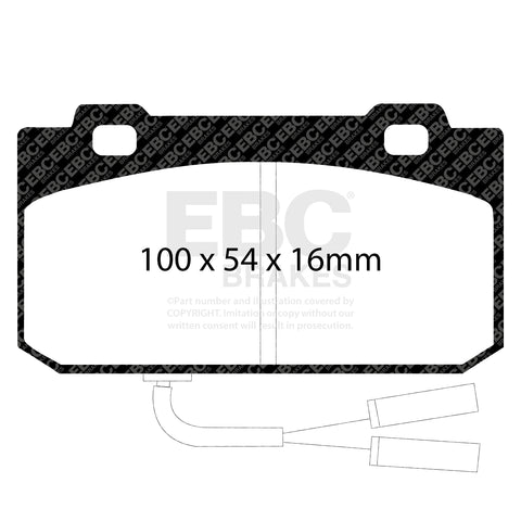 EBC Brakes Pad and Disc Kit (PDKF080) Image 4