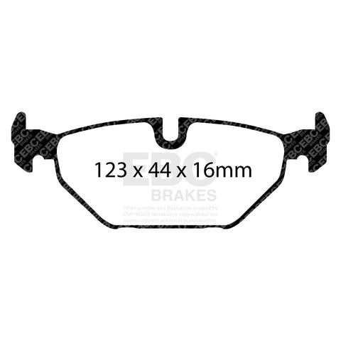 EBC Ultimax OE Replacement Brake Pad Set (DP1405) Image 3