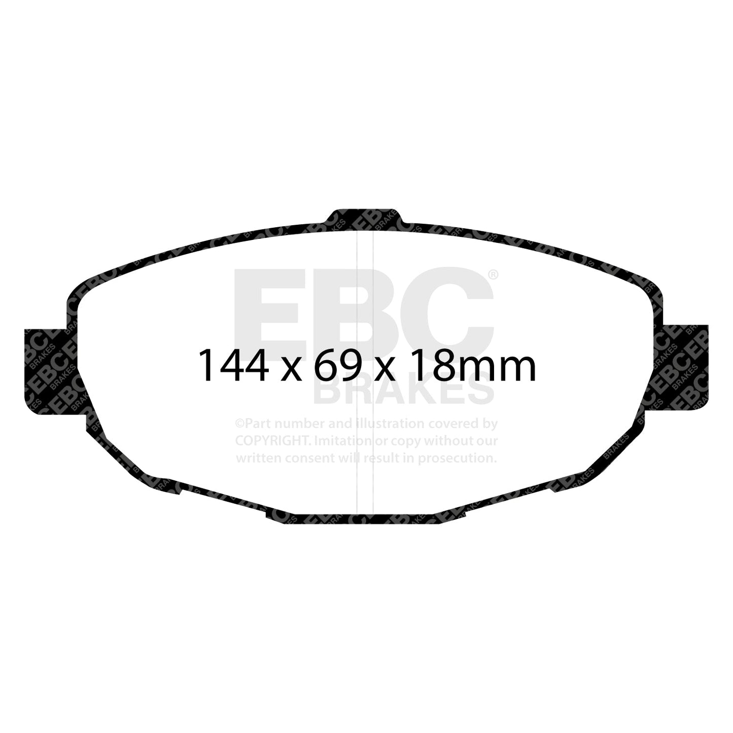 EBC Brakes Pad and Disc Kit (PD08KF314) Image 1