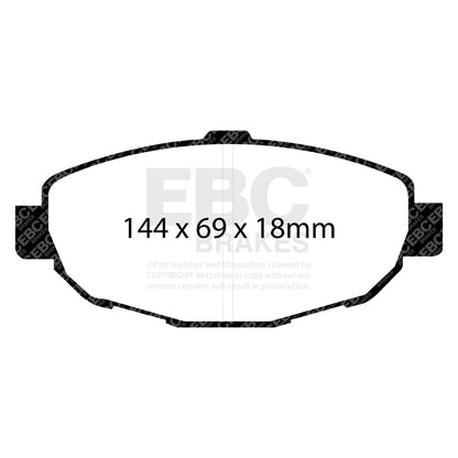 EBC Brakes Pad and Disc Kit (PD08KF314) Image 1