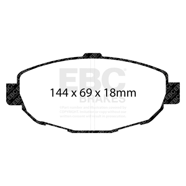EBC Brakes Pad and Disc Kit (PD08KF314) Image 1
