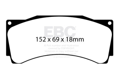 EBC RP1 Brake Pads DP8080/2RP1 Image 4
