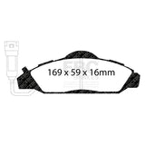 EBC Brakes Pad and Disc Kit (PDKF551) Image 1