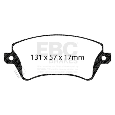 EBC Brakes Pad and Disc Kit (PD03KF1146) Image 1