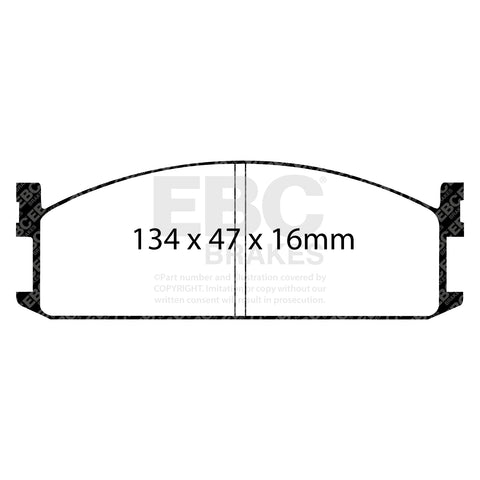 EBC Brakes Pad and Disc Kit (PDKF1520)