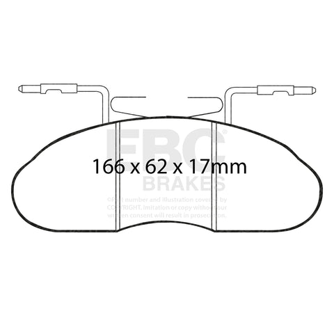 EBC Brakes Pad and Disc Kit (PDKF1727)