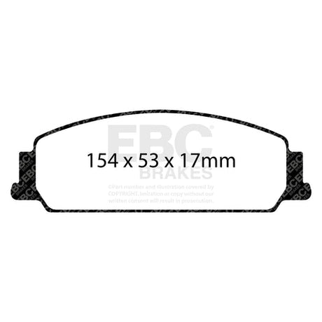 EBC Brakes Pad and Disc Kit (PDKF825) Image 2