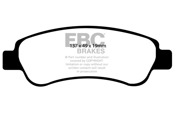 EBC Brakes Pad and Disc Kit (PDKR999) Image 4