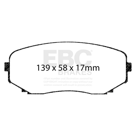 EBC Brakes Pad and Disc Kit (PDKF1161) Image 2