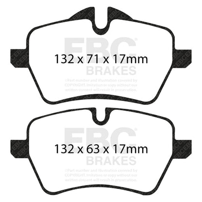 EBC Ultimax OE Replacement Brake Pad Set (DP1789) Image 3