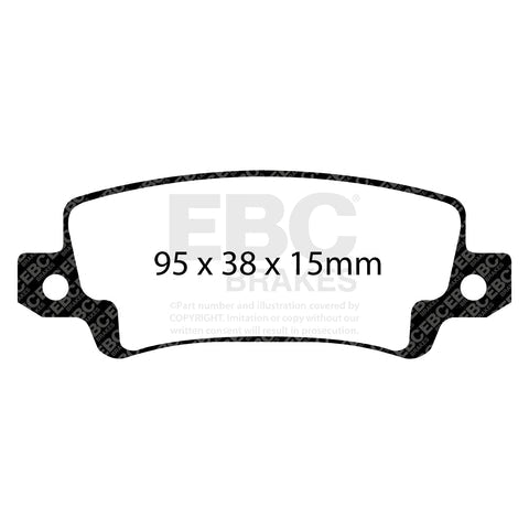 EBC Brakes Pad and Disc Kit (PD03KR696) Image 1