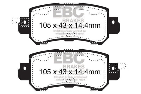 EBC Brakes Pad and Disc Kit (PDKR549) Image 3