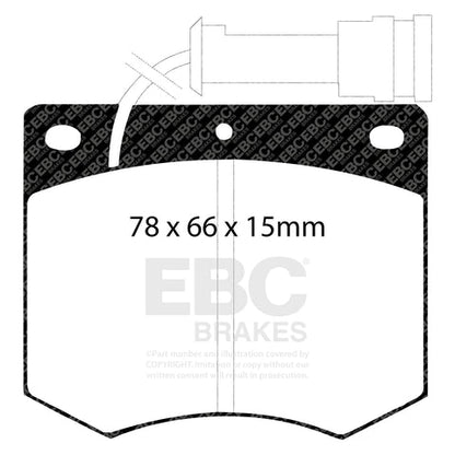 EBC Ultimax OE Replacement Brake Pad Set (DP436) Image 2