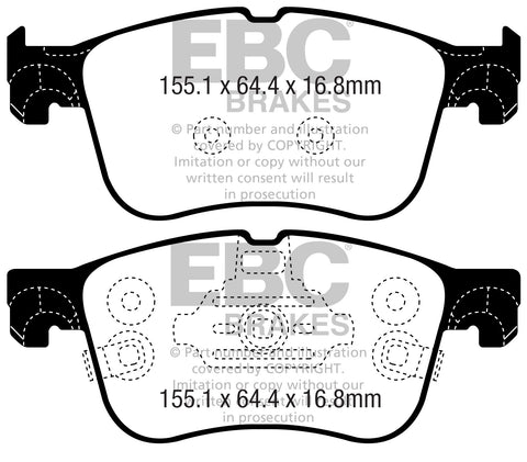 EBC Brakes Pad and Disc Kit (PD08KF723)