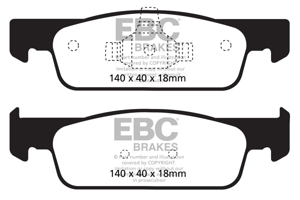 EBC Brakes Pad and Disc Kit (PD14KF1292)