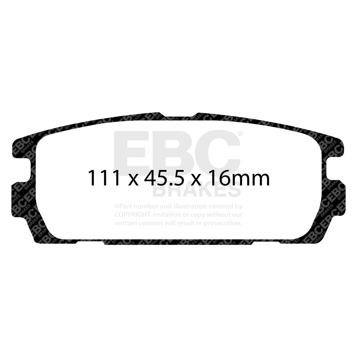 EBC Brakes Pad and Disc Kit (PDKR435) Image 1