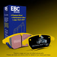 EBC Yellowstuff 4000 Series Street and Track Brake Pad Set (DP41338/2R) Image 1