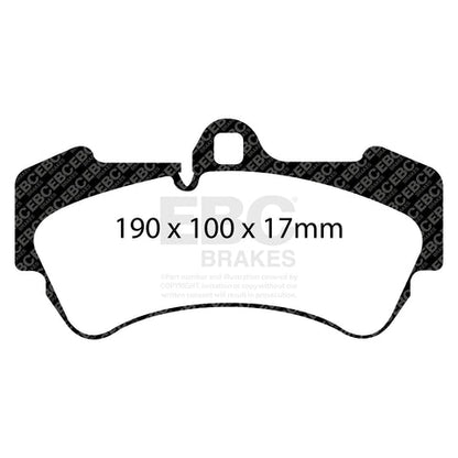 EBC Bluestuff NDX Trackday Brake Pad Set (DP51521NDX) Image 4