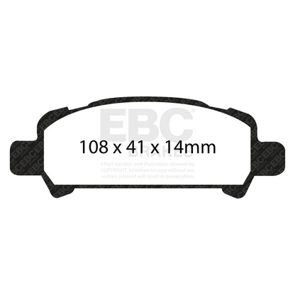 EBC Brakes Pad and Disc Full vehicle Kit (PD40K1776) Image 4