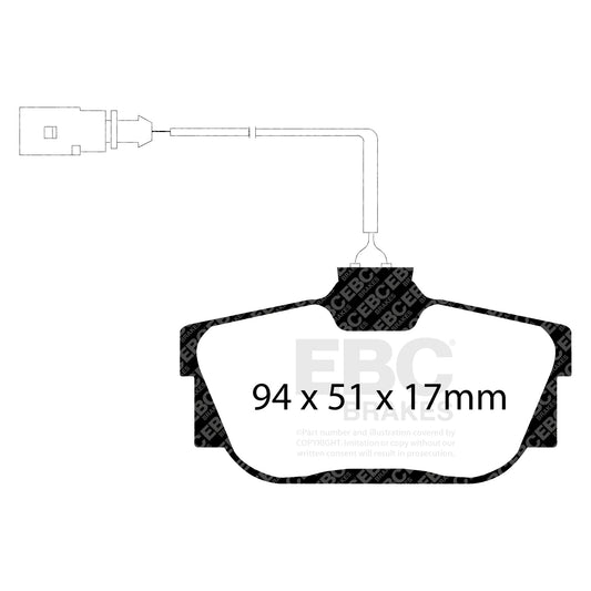 EBC Brakes Pad and Disc Full vehicle Kit (PD40K1907) Image 1