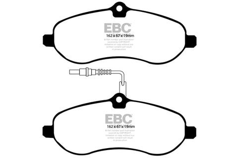 EBC Ultimax OE Replacement Brake Pad Set (DP1970) Image 1