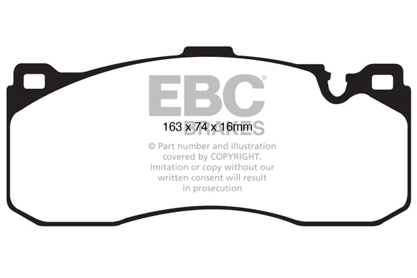 EBC Performance Pack Pad & Line Kit with Yellowstuff Pads (PLK1019) Image 1