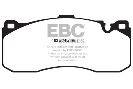 EBC Performance Pack Pad & Line Kit with Yellowstuff Pads (PLK1019) Image 1