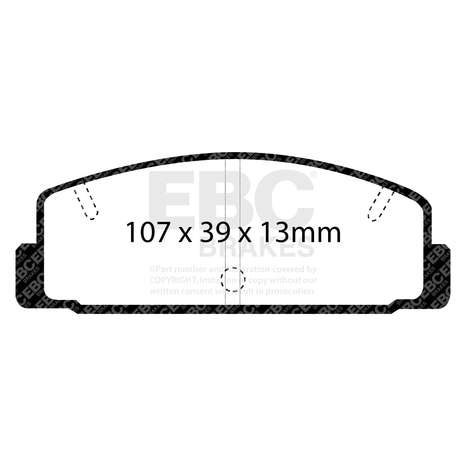 EBC Brakes Pad and Disc Full vehicle Kit (PD40K1119) Image 3