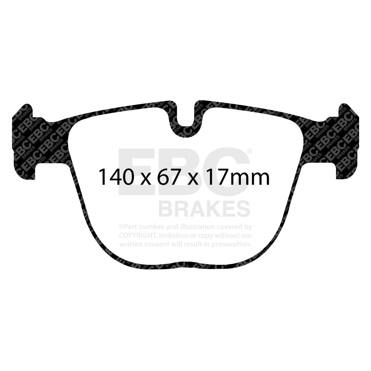 EBC Brakes Pad and Disc Kit (PD03KR177) Image 3