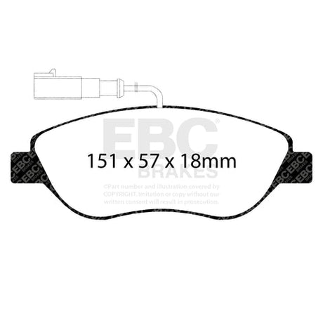 EBC Brakes Pad and Disc Kit (PD11KF393) Image 2