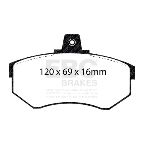 EBC Brakes Pad and Disc Kit (PDKF108) Image 1