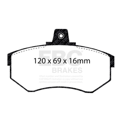 EBC Brakes Pad and Disc Kit (PDKF098) Image 2