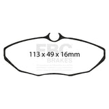 EBC Brakes Pad and Disc Kit (PDKR456) Image 2