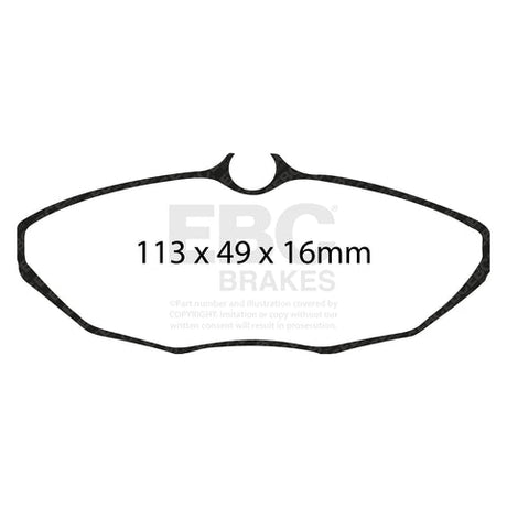 EBC Brakes Pad and Disc Kit (PDKR456) Image 2