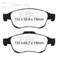 EBC Brakes Pad and Disc Kit (PDKF061) Image 1