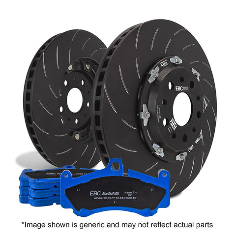EBC Brakes Racing Pad and 2-Piece Fully-Floating Disc Kit (P2DK017B)