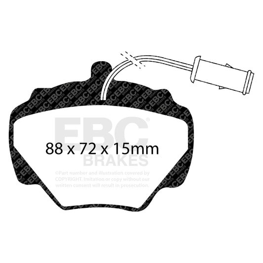 EBC Brakes Pad and Disc Full vehicle Kit (PD40K1044)