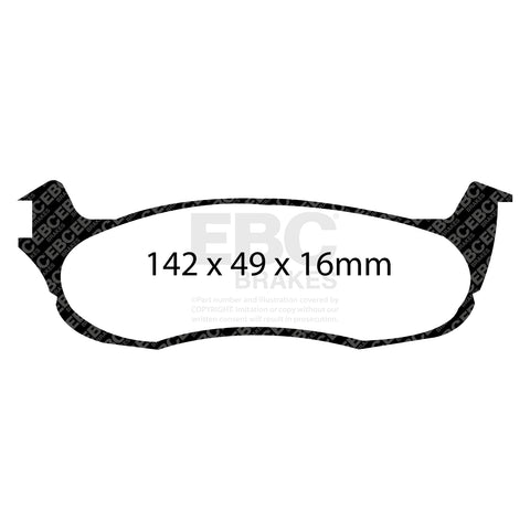 EBC Brakes Pad and Disc Kit (PDKR961) Image 4