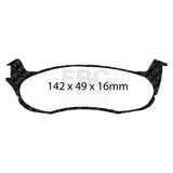 EBC Brakes Pad and Disc Kit (PDKR961) Image 4