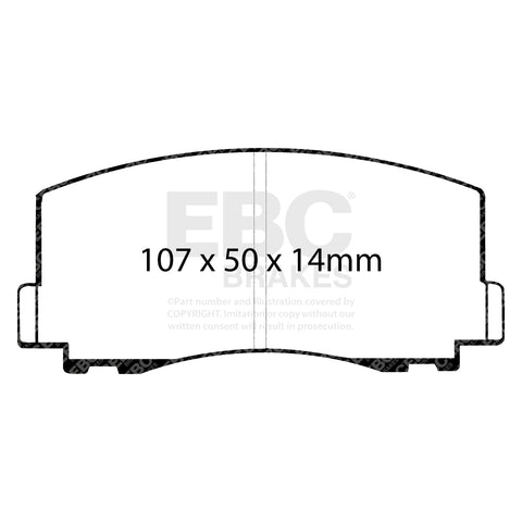 EBC Brakes Pad and Disc Kit (PDKF1307) Image 4