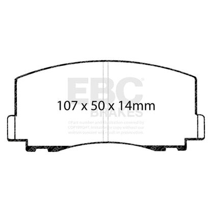 EBC Brakes Pad and Disc Kit (PDKF1307) Image 4