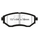 EBC Brakes Pad  and  Disc Kit (PD01KF1397) Image 2